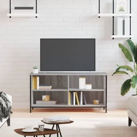 Mueble de TV madera contrachapada gris Sonoma 100x40x50 cm de vidaXL, Muebles TV - Ref: Foro24-832776, Precio: 57,92 €, Descu...