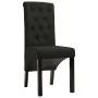 Sillas de comedor 4 unidades de tela negra de vidaXL, Sillas de comedor - Ref: Foro24-276975, Precio: 352,22 €, Descuento: %