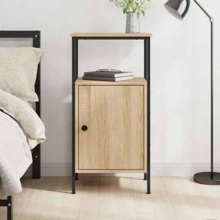 Sonoma oak engineered wood bedside table 41x31x80 cm by vidaXL, Nightstands - Ref: Foro24-825925, Price: 47,87 €, Discount: %