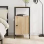 Sonoma oak engineered wood bedside table 41x31x80 cm by vidaXL, Nightstands - Ref: Foro24-825925, Price: 47,87 €, Discount: %