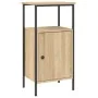 Mesita de noche madera de ingeniería roble Sonoma 41x31x80 cm de vidaXL, Mesitas de noche - Ref: Foro24-825925, Precio: 47,87...