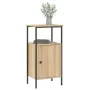 Mesita de noche madera de ingeniería roble Sonoma 41x31x80 cm de vidaXL, Mesitas de noche - Ref: Foro24-825925, Precio: 47,87...