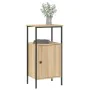 Sonoma oak engineered wood bedside table 41x31x80 cm by vidaXL, Nightstands - Ref: Foro24-825925, Price: 47,87 €, Discount: %