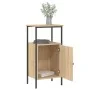 Mesita de noche madera de ingeniería roble Sonoma 41x31x80 cm de vidaXL, Mesitas de noche - Ref: Foro24-825925, Precio: 47,87...