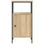 Mesita de noche madera de ingeniería roble Sonoma 41x31x80 cm de vidaXL, Mesitas de noche - Ref: Foro24-825925, Precio: 47,87...