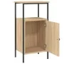 Mesita de noche madera de ingeniería roble Sonoma 41x31x80 cm de vidaXL, Mesitas de noche - Ref: Foro24-825925, Precio: 47,87...