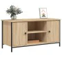 Mueble para TV madera contrachapada roble Sonoma 100x40x50 cm de vidaXL, Muebles TV - Ref: Foro24-832764, Precio: 67,49 €, De...