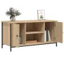 Mueble para TV madera contrachapada roble Sonoma 100x40x50 cm de vidaXL, Muebles TV - Ref: Foro24-832764, Precio: 67,49 €, De...