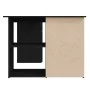 Escritorio de esquina madera contrachapada negro 145x100x76 cm de vidaXL, Escritorios - Ref: Foro24-801090, Precio: 211,13 €,...