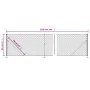 Wire fence with silver flange 0.8x25 m by vidaXL, fence panels - Ref: Foro24-154040, Price: 74,14 €, Discount: %