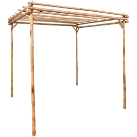 Pérgola de bambú 170x170x220 cm de vidaXL, Pérgolas, arcos y enrejados de jardín - Ref: Foro24-49296, Precio: 159,96 €, Descu...