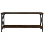 Mesa de centro madera y hierro roble ahumado 100x45x45 cm de vidaXL, Mesas de centro - Ref: Foro24-823314, Precio: 46,27 €, D...