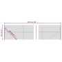 Drahtzaun mit silberner Kabelbinder 1,6x25 m von vidaXL, Zaunpaneele - Ref: Foro24-154044, Preis: 132,80 €, Rabatt: %