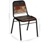 Sillas de comedor 6 unidades madera maciza reciclada de vidaXL, Sillas de comedor - Ref: Foro24-274707, Precio: 722,35 €, Des...