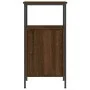 Brown oak engineered wood bedside table 41x31x80 cm by vidaXL, Nightstands - Ref: Foro24-825931, Price: 38,36 €, Discount: %