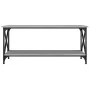 Sonoma gray wood and iron coffee table 100x45x45 cm by vidaXL, Coffee table - Ref: Foro24-823315, Price: 55,65 €, Discount: %