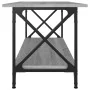 Sonoma gray wood and iron coffee table 100x45x45 cm by vidaXL, Coffee table - Ref: Foro24-823315, Price: 55,65 €, Discount: %