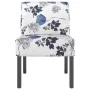 Gepolsterter Stoffstuhl mit blauem Blumendruck von vidaXL, Einfache Stühle - Ref: Foro24-352461, Preis: 68,98 €, Rabatt: %