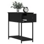 Mesita de noche madera de ingeniería negra 30x60x60 cm de vidaXL, Mesitas de noche - Ref: Foro24-826053, Precio: 45,69 €, Des...