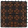 WPC porch tiles 30x30 cm 2 m² brown 22 units by vidaXL, Floors and carpets - Ref: Foro24-277798, Price: 104,98 €, Discount: %