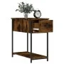 Engineered wood smoked oak bedside table 30x60x60 cm by vidaXL, Nightstands - Ref: Foro24-826057, Price: 38,14 €, Discount: %
