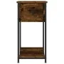 Engineered wood smoked oak bedside table 30x60x60 cm by vidaXL, Nightstands - Ref: Foro24-826057, Price: 38,14 €, Discount: %