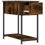 Engineered wood smoked oak bedside table 30x60x60 cm by vidaXL, Nightstands - Ref: Foro24-826057, Price: 38,14 €, Discount: %
