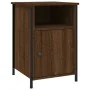 Mesita de noche madera contrachapada marrón roble 40x42x60 cm de vidaXL, Mesitas de noche - Ref: Foro24-825921, Precio: 38,05...