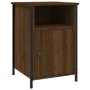 Oak brown plywood bedside table 40x42x60 cm by vidaXL, Nightstands - Ref: Foro24-825921, Price: 38,05 €, Discount: %