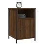 Oak brown plywood bedside table 40x42x60 cm by vidaXL, Nightstands - Ref: Foro24-825921, Price: 38,05 €, Discount: %