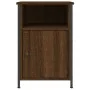 Mesita de noche madera contrachapada marrón roble 40x42x60 cm de vidaXL, Mesitas de noche - Ref: Foro24-825921, Precio: 38,05...