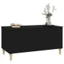 Mesa de centro madera contrachapada negro 90x44,5x45 cm de vidaXL, Mesas de centro - Ref: Foro24-819581, Precio: 56,45 €, Des...