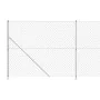 Cerca de alambre con brida plateada 1,4x10 m de vidaXL, Paneles de vallas - Ref: Foro24-154035, Precio: 70,11 €, Descuento: %