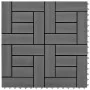 Baldosas de porche de WPC 30x30 cm 2 m² gris 22 unidades de vidaXL, Suelos y moquetas - Ref: Foro24-277799, Precio: 104,98 €,...