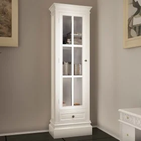 Estantería moderna con 3 estantes de madera blanca de vidaXL, Librerías y estanterías - Ref: Foro24-60639, Precio: 220,74 €, ...