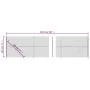 Wire fence with anthracite gray flange 1.8x25 m by vidaXL, fence panels - Ref: Foro24-153997, Price: 210,82 €, Discount: %