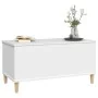 Mesa de centro madera contrachapada blanco 90x44,5x45 cm de vidaXL, Mesas de centro - Ref: Foro24-819580, Precio: 68,53 €, De...