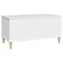Mesa de centro madera contrachapada blanco 90x44,5x45 cm de vidaXL, Mesas de centro - Ref: Foro24-819580, Precio: 68,53 €, De...