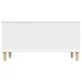 Mesa de centro madera contrachapada blanco 90x44,5x45 cm de vidaXL, Mesas de centro - Ref: Foro24-819580, Precio: 68,53 €, De...