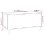 Mesa de centro madera contrachapada blanco 90x44,5x45 cm de vidaXL, Mesas de centro - Ref: Foro24-819580, Precio: 68,53 €, De...