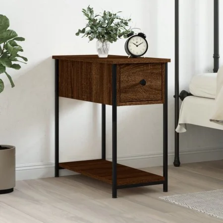 Oak brown engineered wood bedside table 30x60x60 cm by vidaXL, Nightstands - Ref: Foro24-826061, Price: 38,82 €, Discount: %