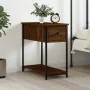 Oak brown engineered wood bedside table 30x60x60 cm by vidaXL, Nightstands - Ref: Foro24-826061, Price: 38,82 €, Discount: %