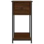 Oak brown engineered wood bedside table 30x60x60 cm by vidaXL, Nightstands - Ref: Foro24-826061, Price: 38,82 €, Discount: %
