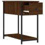 Oak brown engineered wood bedside table 30x60x60 cm by vidaXL, Nightstands - Ref: Foro24-826061, Price: 38,82 €, Discount: %