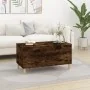 Mesa de centro madera contrachapada roble ahumado 90x44,5x45 cm de vidaXL, Mesas de centro - Ref: Foro24-819585, Precio: 62,9...