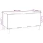 Mesa de centro madera contrachapada roble ahumado 90x44,5x45 cm de vidaXL, Mesas de centro - Ref: Foro24-819585, Precio: 62,9...