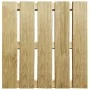 Baldosas de porche 6 unidades madera verde 50x50 cm de vidaXL, Suelos y moquetas - Ref: Foro24-44946, Precio: 62,81 €, Descue...