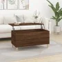 Mesa de centro madera contrachapada roble marrón 90x44,5x45 cm de vidaXL, Mesas de centro - Ref: Foro24-819587, Precio: 64,82...
