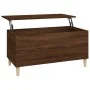 Mesa de centro madera contrachapada roble marrón 90x44,5x45 cm de vidaXL, Mesas de centro - Ref: Foro24-819587, Precio: 64,82...