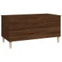 Mesa de centro madera contrachapada roble marrón 90x44,5x45 cm de vidaXL, Mesas de centro - Ref: Foro24-819587, Precio: 64,82...